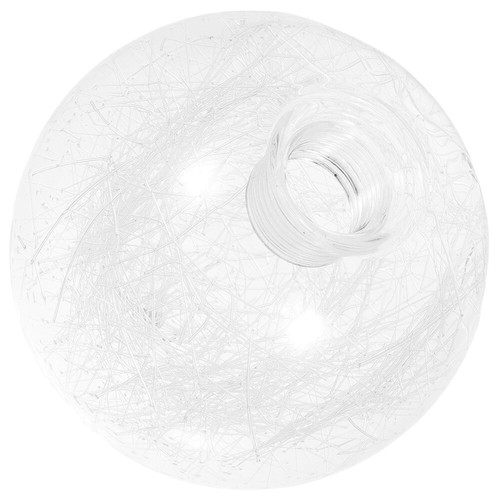 Crackle glass light - glass, globe