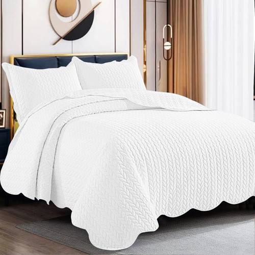 Piece quilted bedspread - 3,