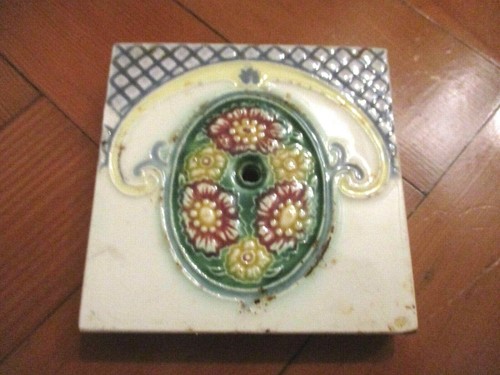 Art deco stove tile - deco,