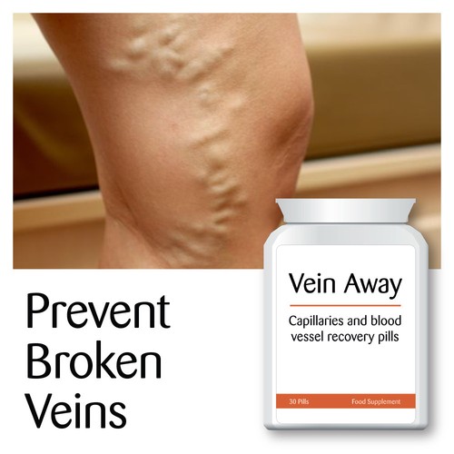 Vein away capillary blood - away,