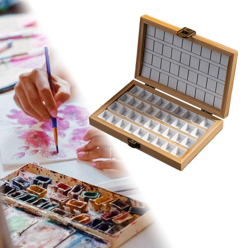 Empty watercolor palette paint - watercolor,