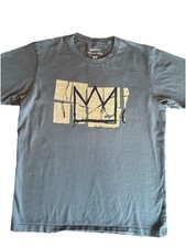 JEAN MICHEL BASQUIAT SPRZ NY ART  T-SHIRT - SIZE M Grey 42” Chest (L)