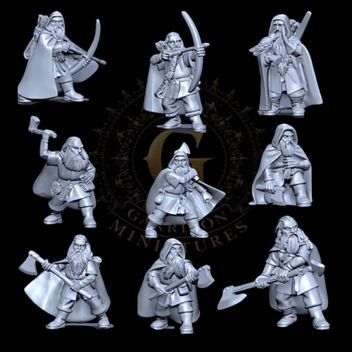 Dwarf rangers 28mm - 28mm,