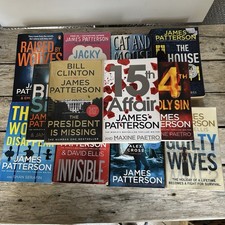 12 x James Patterson Crime Thriller Action Book Job Lot Bundle Fiction