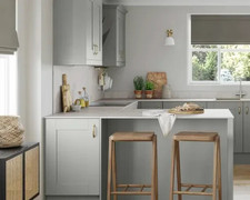 NEW Magnet Tatton Shaker Grey Matt 500mm x 720mm White Base Cabinet Kitchen