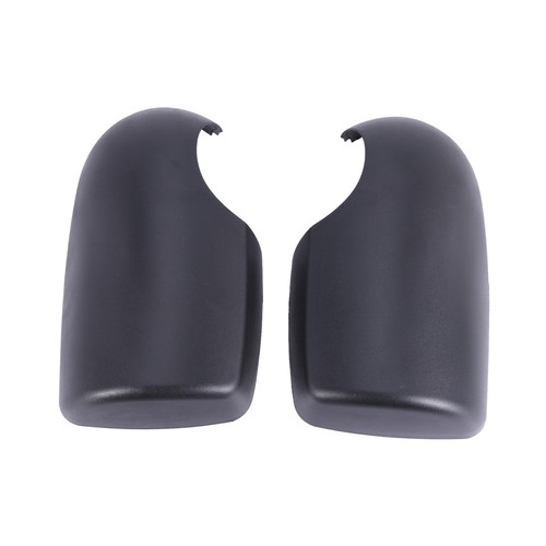 2pcs abs black door covers - black,