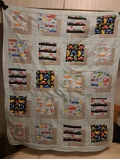 Cot Quilt Hand Made Shadow