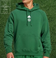Celtic Hoody Mens - adidas Football Hoodie / Hooded Top - Black Friday Sale
