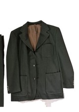 Cerruti Luxury Men's Olive two Piece Suit Size 42UK 50 EU Excellent Condition