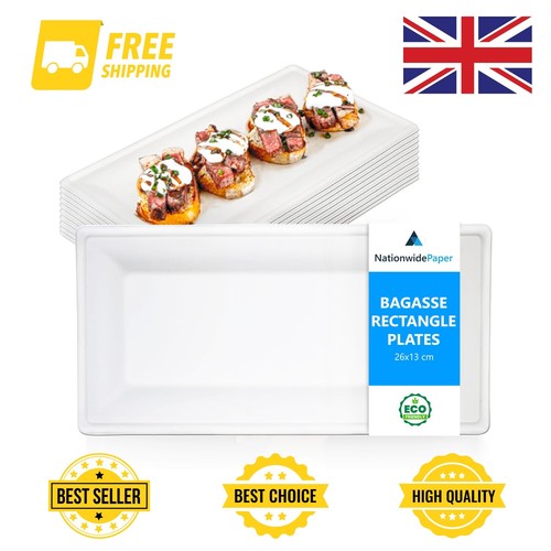 Bagasse rectangular plates - bagasse, rectangular�plates