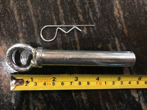 Lawn tractor trailer tow - trailer, pin