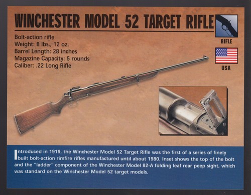 Winchester model target - winchester, 52