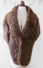 Vintage Late 1940's Mink-Brown
