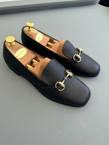Gucci horse bit black leather - gucci,