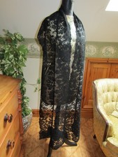 Antique Victorian Black Lace