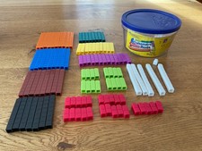 Learning Resources Cuisenaire Rods Plastic Small Group Set 155 Pieces - complete