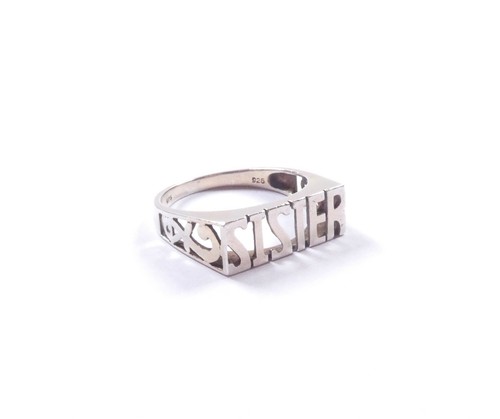 Sister signet ring 925 - ring,