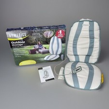 Homedics Portable Outdoor Massage Chair Massaging Cushion Garden Massager
