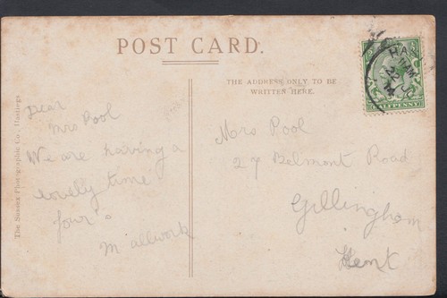 Genealogy postcard pool or - pool,