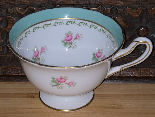 Vintage shelley pink roses - vintage,