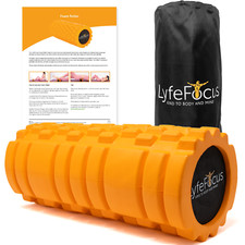 Foam Roller  Trigger Point Premium Massage Roller - With Carry Case - LyfeFocus