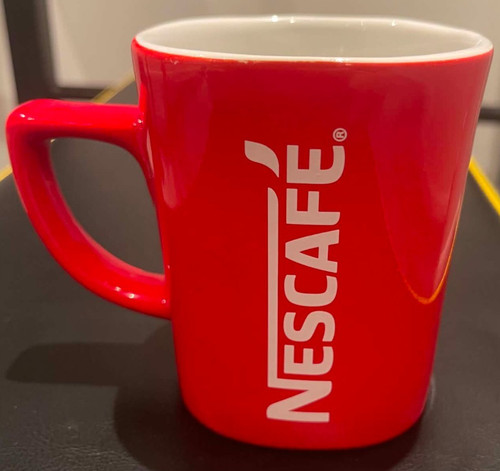 Nescafe red ceramic - coffee, mug