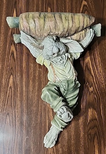 Vtg chrisdon bunny shelf - vtg,