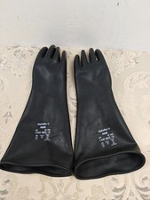 Ansell AlphaTec 87-104, Heavy Duty Chemical Resistant Rubber Gloves, 43cm Extra 