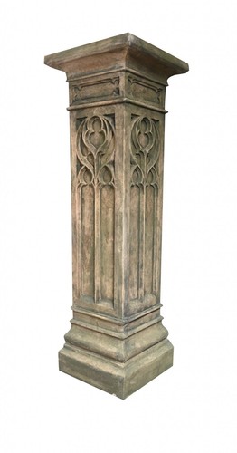 English gothic pedestal - gothic, column