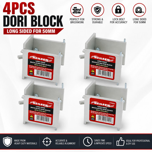 4pc dori block clamp long - 4pc,