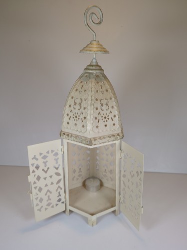 Moroccan style metal lantern - moroccan,