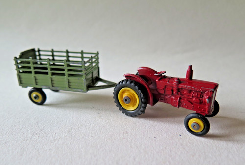 Corgi husky volvo tractor - corgi, tractor"