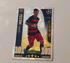 MATCH ATTAX 2015/16 UCL - LIONEL MESSI 100 CLUB - (101)