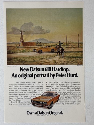 1973 datsun 610 hardtop print - 610,