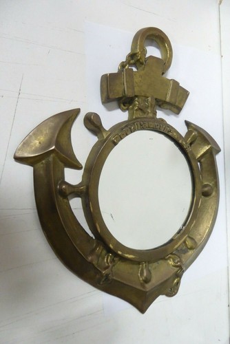 Vintage french brass ships - vintage,