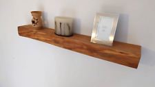 Life edge/Floating/Solid Oak Mantel Piece/ Fireplace Beam/Rustic/ 16x7cm