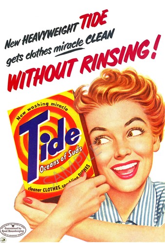 Vintage poster tide - poster, old