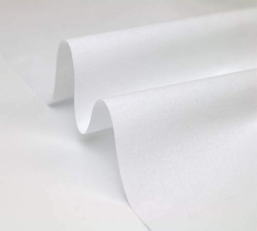White 100 cotton calico - white, 100%