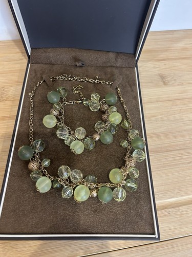 Leslie david green beaded - david,