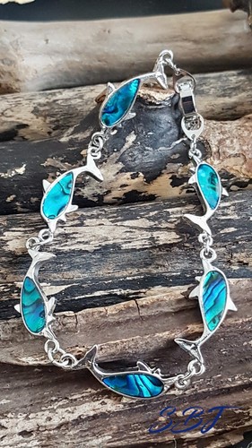Blue abalone dolphin - blue,