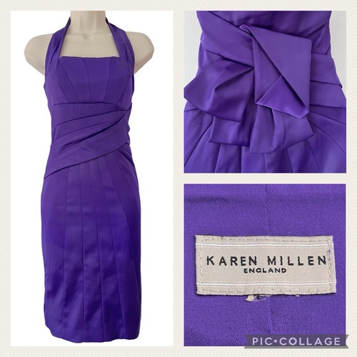 Karen millen satin dress - karen,