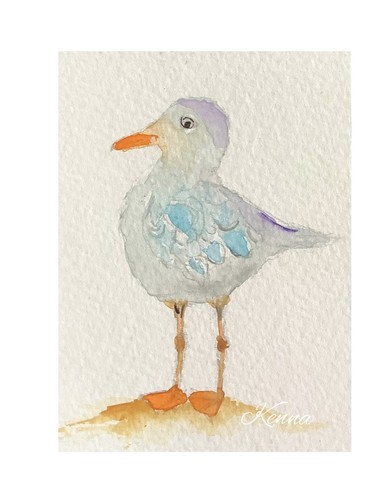 Aceo art kenna x - by, 2.5”