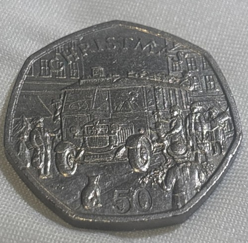 50p coin christmas - 50p,