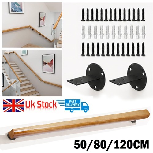 120cm wooden stair handrail - wooden,