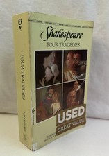 Four Tragedies Shakespeare (1988) Bantam Classics Softcover AC
