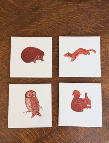 Set vintage woodland - of, 4