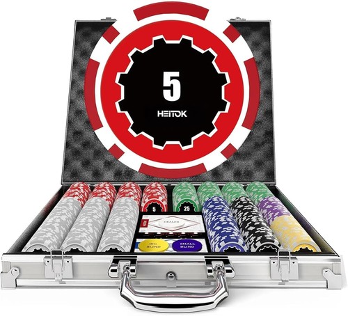 500pc poker chip set - poker,