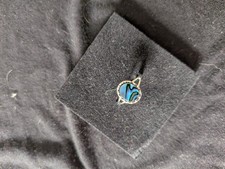 Small Abalone Inlay Silver