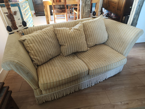 Knole beige striped - beige, retro