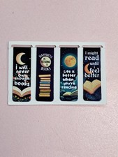 Set of 4 magnetic bookmarks 